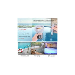 PC102 CL2 & PH Détecteur De Qualité De L'eau De Piscine PH Analyseur De Qualité De L'eau Portable Testeur De Chlore Résiduel De Piscine -Trait Piscine Soldes Magasin 100341919 3