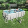 Piscine Tubulaire Bestway 4,12m X 2,01m X 1,22m Filtre Sable -Trait Piscine Soldes Magasin 11277103 1