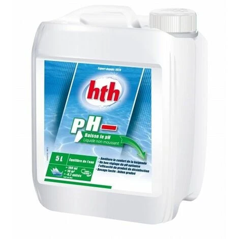 HTH PH Moins - PH Moins Liquide 5L 3 HTH PH Moins - PH Moins Liquide 5L