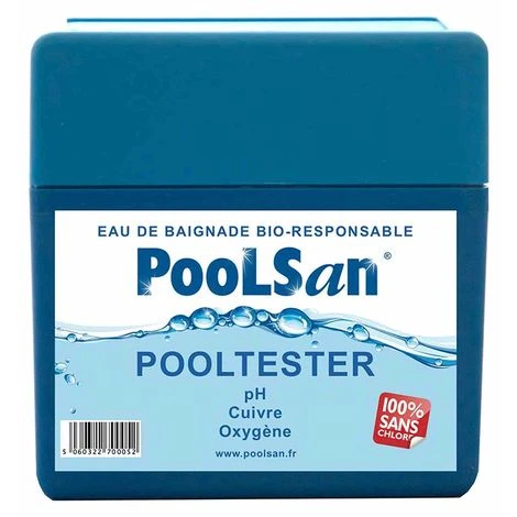 Kit Analyse Eau Piscine Pooltester 3 En 1 Poolsan 3 Kit Analyse Eau Piscine Pooltester 3 En 1 Poolsan