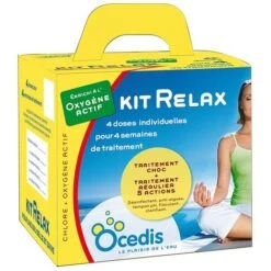 Traitement Mensuel Oxygène Actif Ocedis KIT RELAX Pour Piscine 50m³