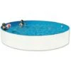 Piscine Métal Ronde Blanche Ø 4,6 X 0,90 M Pour Enfants -Trait Piscine Soldes Magasin 13254101 1