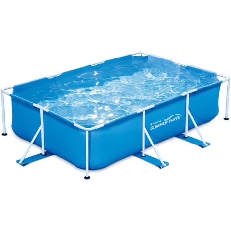 Piscine Tubulaire Rectangulaire 3 X 2M H : 0.75m Summer Waves 3 Piscine Tubulaire Rectangulaire 3 X 2M H : 0.75m Summer Waves