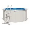 Piscine Hors Sol Acier Ronde Ø 3,65 X 1,20 M Blanche SAPHIR 1 Piscine Hors Sol Acier Ronde Ø 3,65 X 1,20 M Blanche SAPHIR -Trait Piscine Soldes Magasin 13614862 1
