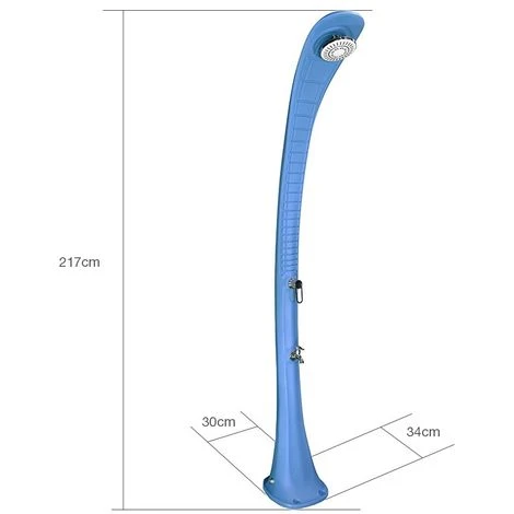 Douche Solaire COBRA - 32 L - Anthracite 4 Douche Solaire COBRA - 32 L - Anthracite – Image 2