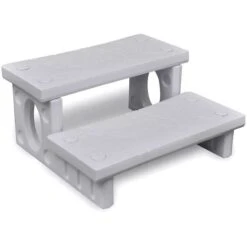 VIDAXL Marches De Spa Blanc