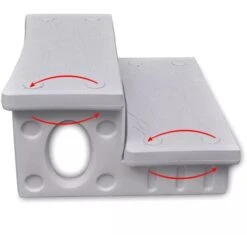 VIDAXL Marches De Spa Blanc 8 VIDAXL Marches De Spa Blanc -Trait Piscine Soldes Magasin 14282228 3