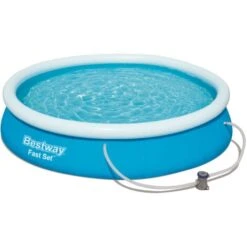 Piscine Autoportante Bestway Fast Set 366x76 Cm Filtre à Cartouche De 1.249 Litres/heure