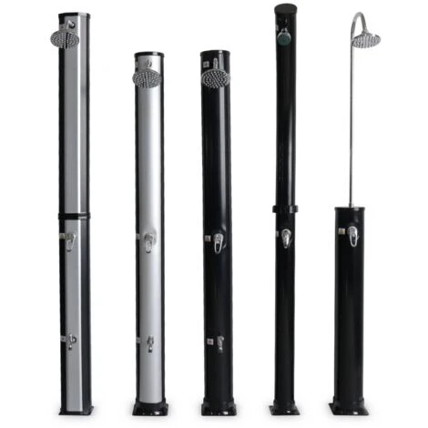 Douche Solaire D'extérieur Aquae Pour Piscine. Terrasse Et Jardin. Avec Mitigeur. Robinet Et Réservoir De 35L 4 Douche Solaire D'extérieur Aquae Pour Piscine. Terrasse Et Jardin. Avec Mitigeur. Robinet Et Réservoir De 35L – Image 2