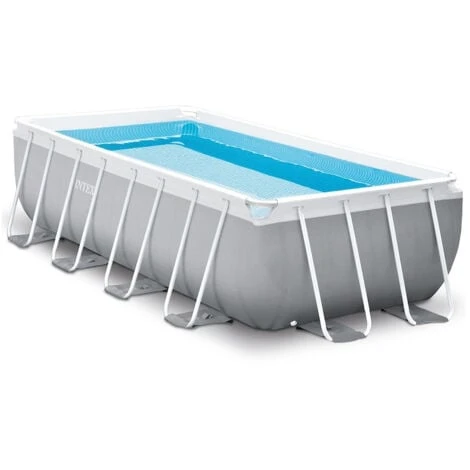 Piscine Tubulaire Prism Frame - Rectangulaire - 4,88 M X 2,44 M X 1,07 M De Intex 3 Piscine Tubulaire Prism Frame - Rectangulaire - 4,88 M X 2,44 M X 1,07 M De Intex