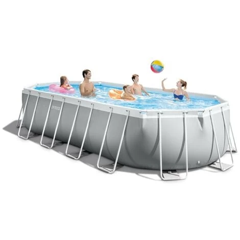 Piscine Tubulaire INTEX Prism Frame - Ovale - 610x305x122cm 2 Piscine Tubulaire INTEX Prism Frame - Ovale - 610x305x122cm