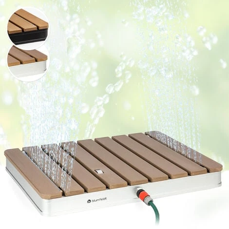 Blumfeldt Douche Exterieur Piscine, Douches De Jardin Portable, Douche Jardin De 4M, Pomme De Douche Réglable, Douche Extérieur Aluminium, Rince Pied Piscine, Douche Extérieure Résistant UV Et Gel 3 Blumfeldt Douche Exterieur Piscine, Douches De Jardin Portable, Douche Jardin De 4M, Pomme De Douche Réglable, Douche Extérieur Aluminium, Rince Pied Piscine, Douche Extérieure Résistant UV Et Gel