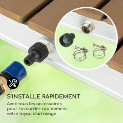 Blumfeldt Douche Exterieur Piscine, Douches De Jardin Portable, Douche Jardin De 4M, Pomme De Douche Réglable, Douche Extérieur Aluminium, Rince Pied Piscine, Douche Extérieure Résistant UV Et Gel 11 Blumfeldt Douche Exterieur Piscine, Douches De Jardin Portable, Douche Jardin De 4M, Pomme De Douche Réglable, Douche Extérieur Aluminium, Rince Pied Piscine, Douche Extérieure Résistant UV Et Gel -Trait Piscine Soldes Magasin 18078693 5