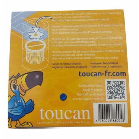 Lot De 3 Boites Absorbant Spécifique Des Résidus Gras - Water Lilly - TOUCAN 7 Lot De 3 Boites Absorbant Spécifique Des Résidus Gras - Water Lilly - TOUCAN – Image 5