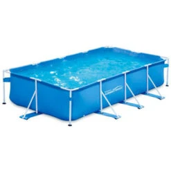 Piscine Tubulaire Rectangulaire 4,57x2,13x0,84m Summer Waves 10 Piscine Tubulaire Rectangulaire 4,57x2,13x0,84m Summer Waves -Trait Piscine Soldes Magasin 18154954 4