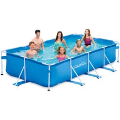 Piscine Tubulaire Rectangulaire 4,57x2,13x0,84m Summer Waves 11 Piscine Tubulaire Rectangulaire 4,57x2,13x0,84m Summer Waves -Trait Piscine Soldes Magasin 18154954 5