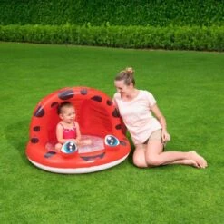 Piscine Gonflable Pour Enfants Avec Parasol Bestway Shaded 97x66 Cm -Trait Piscine Soldes Magasin 18399546 3
