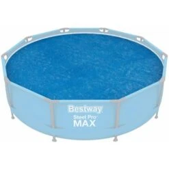 Bestway Bâche Solaire Pour Piscines, Housse Diamètre 289cm Pour Ø305 Cm Fast Set™