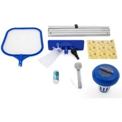 Kit De Nettoyage Et Entretien Bestway Pour Piscine - Aspirateur Filet Doseur Testeur