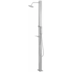 Douche D'extérieur Acier Inoxydable Droit VidaXL -Trait Piscine Soldes Magasin 18800220 4