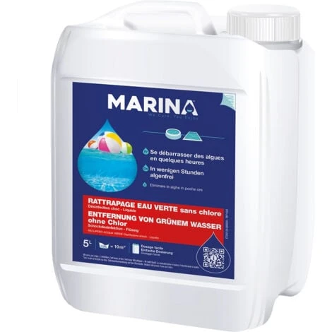 Marina - SOS Rattrapage Eau Verte Liquide 5L 3 Marina - SOS Rattrapage Eau Verte Liquide 5L