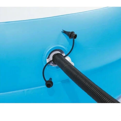 BESTWAY Piscine Gonflable De Luxe Pour Enfant Et Famille - Bleu - 3 Boudins - 305x183x56 Cm 4 BESTWAY Piscine Gonflable De Luxe Pour Enfant Et Famille - Bleu - 3 Boudins - 305x183x56 Cm – Image 2