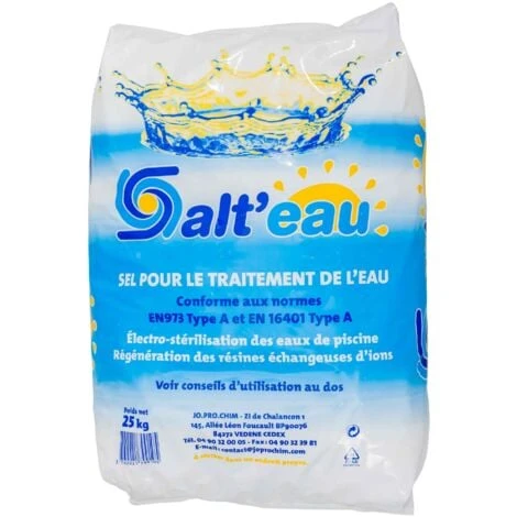 Sel Pour Traitement De L'eau De Piscine Sac De 25kg 3 Sel Pour Traitement De L'eau De Piscine Sac De 25kg