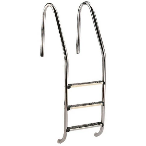 Échelle En Inox Pour Piscines Enterrées - 5 Marches Neutres 3 Échelle En Inox Pour Piscines Enterrées - 5 Marches Neutres