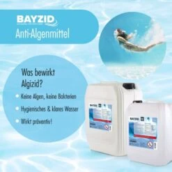 4 X 5 Litre BAYZID Anti-algues -Trait Piscine Soldes Magasin 2579351 4