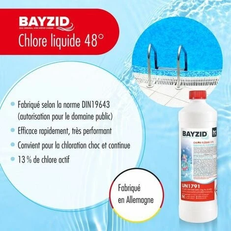 15 X 1 Kg Bayzid Chlore Choc Liquide 48° 5 15 X 1 Kg Bayzid Chlore Choc Liquide 48° – Image 3