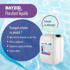 2 X 10 Litre Bayzid® Floculant Liquide 11 2 X 10 Litre Bayzid® Floculant Liquide -Trait Piscine Soldes Magasin 2579392 5