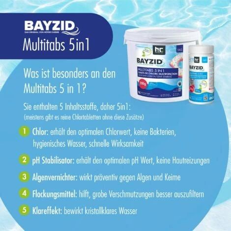 2 X 5 Kg Bayzid Pastilles De Chlore Multifonction (20g) 6 2 X 5 Kg Bayzid Pastilles De Chlore Multifonction (20g) – Image 4