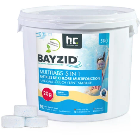 4 X 5 Kg Bayzid Pastilles De Chlore Multifonction (20g) 4 4 X 5 Kg Bayzid Pastilles De Chlore Multifonction (20g) – Image 2
