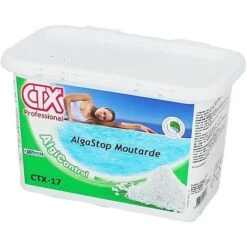 Produit D'entretien Piscine - CTX 17 - Algastop Moutarde - 1,5 Kg De CTX