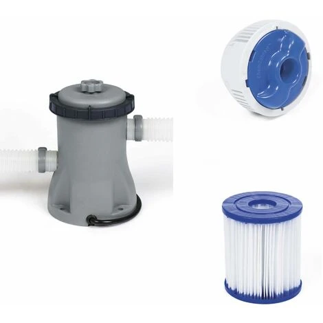Kit Piscine Complet BESTWAY – Spinelle Grise – Piscine Ovale Tubulaire Pompe De Filtration Et Kit De Réparation Inclus 3x2 M 6 Kit Piscine Complet BESTWAY – Spinelle Grise – Piscine Ovale Tubulaire Pompe De Filtration Et Kit De Réparation Inclus 3x2 M – Image 4