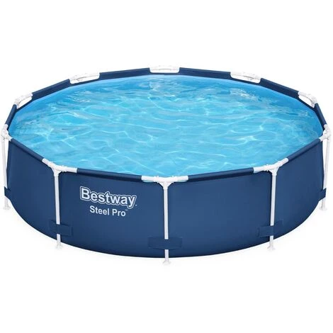 Piscine Tubulaire BESTWAY - Connemara Ø3.05m Bleue Foncée - Piscine Ronde Ø3.05m Avec Pompe De Filtration. Piscine Hors Sol. Armature Acier 4 Piscine Tubulaire BESTWAY - Connemara Ø3.05m Bleue Foncée - Piscine Ronde Ø3.05m Avec Pompe De Filtration. Piscine Hors Sol. Armature Acier – Image 2