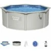 Bestway Piscine En Acier Hors Sol Hydrium Torrens , Ronde Blanche Avec Filtre à Sable, Tapis De Sol, Bâche Et échelle Ø3,6 M 1 Bestway Piscine En Acier Hors Sol Hydrium Torrens , Ronde Blanche Avec Filtre à Sable, Tapis De Sol, Bâche Et échelle Ø3,6 M -Trait Piscine Soldes Magasin 28187560 1