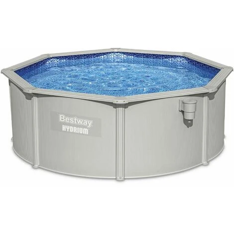 Bestway Piscine En Acier Hors Sol Hydrium Torrens , Ronde Blanche Avec Filtre à Sable, Tapis De Sol, Bâche Et échelle Ø3,6 M 4 Bestway Piscine En Acier Hors Sol Hydrium Torrens , Ronde Blanche Avec Filtre à Sable, Tapis De Sol, Bâche Et échelle Ø3,6 M – Image 2