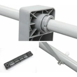 Echelle Symétrique Hors Sol 2 Marches Pour Piscine D’une Hauteur De 84cm Max.. Accessoire Piscine -Trait Piscine Soldes Magasin 28187584 4