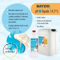 1 X 20 Kg Bayzid PH Moins Liquide 14,9% -Trait Piscine Soldes Magasin 32384704 3