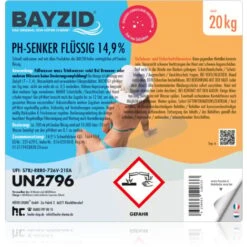 1 X 20 Kg Bayzid PH Moins Liquide 14,9% -Trait Piscine Soldes Magasin 32384704 4