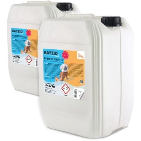 2 X 20 Kg Bayzid PH Moins Liquide 14,9% 3 2 X 20 Kg Bayzid PH Moins Liquide 14,9%