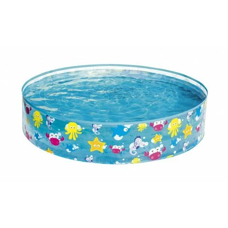 Piscine Hors Sol Ronde - 277 L - Fill'n'Fun - D 122 Cm X H 25 Cm - Livraison Gratuite 4 Piscine Hors Sol Ronde - 277 L - Fill'n'Fun - D 122 Cm X H 25 Cm - Livraison Gratuite – Image 2
