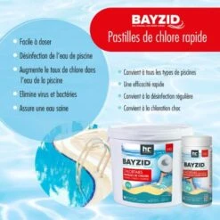 2 X 5 Kg Bayzid Pastilles De Chlore Choc (20g) 9 2 X 5 Kg Bayzid Pastilles De Chlore Choc (20g) -Trait Piscine Soldes Magasin 3355113 3
