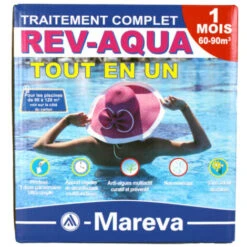 Kit Rev-Aqua MAREVA Traitement Complet Pour Piscine De 60 à 90 M3 - 1 Mois - 140021U