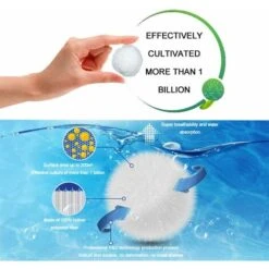 LangRay Boules De Filtre De Piscine 700g Filter Balls Balles Filtrantes,Média Filtre à Fibres Pour Piscine Filtres à Sable Filtrage De L'eau -Trait Piscine Soldes Magasin 33928309 3