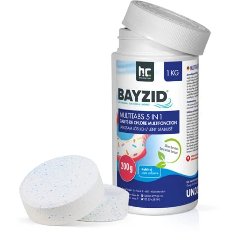 6 X 1 Kg Galets De Chlore Multifonction (200g) 4 6 X 1 Kg Galets De Chlore Multifonction (200g) – Image 2