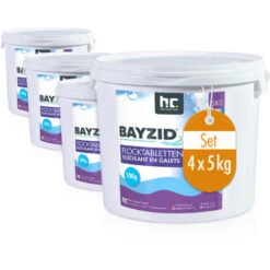 4 X 5 Kg Bayzid Floculant En Galets (100g)