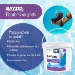 4 X 5 Kg Bayzid Floculant En Galets (100g) -Trait Piscine Soldes Magasin 3572757 5