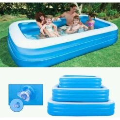 Piscine Gonflable 300cm PVC Baignoire Extérieure Intérieure 3 Couches Portable Pliable Salle De Bains SPA Pour Enfants Adulte été 10 Piscine Gonflable 300cm PVC Baignoire Extérieure Intérieure 3 Couches Portable Pliable Salle De Bains SPA Pour Enfants Adulte été -Trait Piscine Soldes Magasin 36807798 4